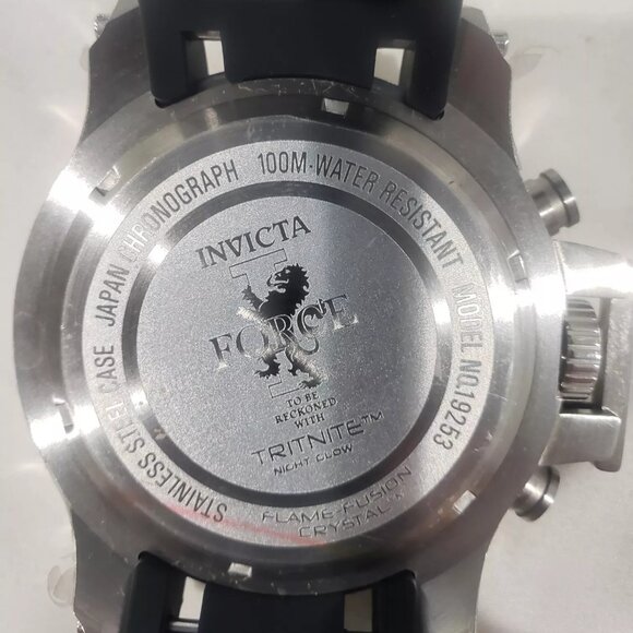 $595 MSRP- INVICTA I-Force Chronograph Black Carbon Fiber Dial Men's Watch - Picture 6 of 9